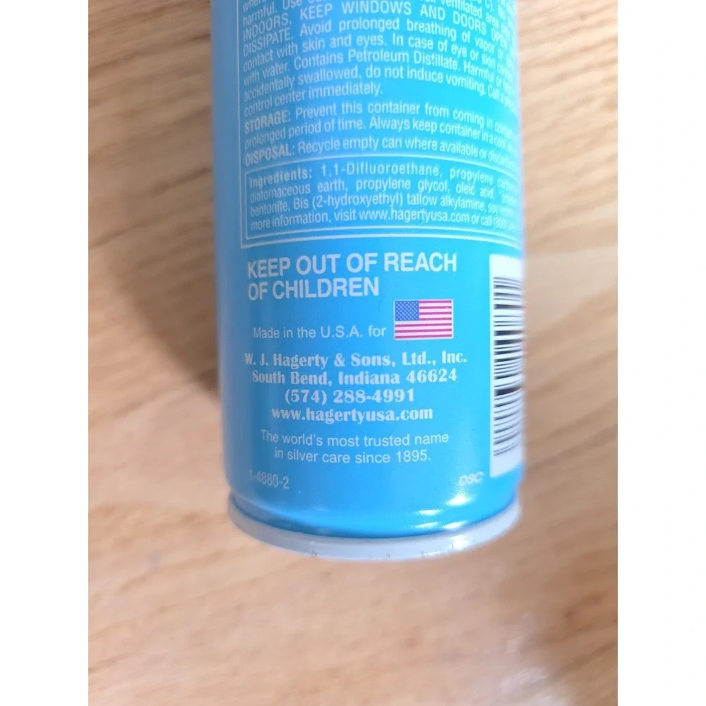 Hagerty Silversmiths' 8.5 Oz. Spray Polish W/R22 Tarnish Preventative